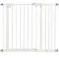 Barrera de Seguridad para Perros 74-94 cm con Extensión Montaje a Presión y Doble Bloqueo Blanco Barrera de Seguridad para Perros 74-94 cm con Extensión Montaje a Presión y Doble Bloqueo Blanco