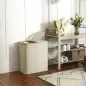 Cesto de Ropa Sucia Plegable con Tapa 80 L de Tela no Tejida 2 Compartimentos Asas 54x34x58,5 cm Beige Cesto de Ropa Sucia Plegable con Tapa 80 L de Tela no Tejida 2 Compartimentos Asas 54x34x58,5 cm Beige