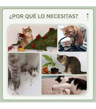 Árbol Rascador de Gatos Torre de Gatos 50x36x70 cm Centro de Actividad con Hamaca Plataforma Postes de Sisal Gris Claro