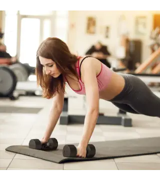 Set de 2 Mancuernas Dodecagonales de 2 x 8 kg de Metal Recubiertas en Goma para Entrenamiento en Casa Gimnasio Negro