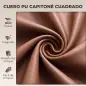Juego de 2 Taburetes Altos de Cocina Giratorios 360° Regulables en Altura con Reposapiés Tapizados en Cuero Sintético Juego de 2 Taburetes Altos de Cocina Giratorios 360° Regulables en Altura con Reposapiés Tapizados en Cuero Sintético