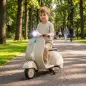 Moto Eléctrica para Niños Licencia VESPA Arranque Suave Ruedines Desmontables Luz Delantera Música, Bocina USB Blanco Moto Eléctrica para Niños Licencia VESPA Arranque Suave Ruedines Desmontables Luz Delantera Música, Bocina USB Blanco