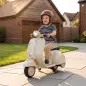 Moto Eléctrica para Niños Licencia VESPA Arranque Suave Ruedines Desmontables Luz Delantera Música, Bocina USB Blanco Moto Eléctrica para Niños Licencia VESPA Arranque Suave Ruedines Desmontables Luz Delantera Música, Bocina USB Blanco