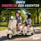 Moto Eléctrica para Niños Licencia VESPA con 2 Asientos Arranque Suave Luz Delantera Música USB y Almacenamiento Crema Moto Eléctrica para Niños Licencia VESPA con 2 Asientos Arranque Suave Luz Delantera Música USB y Almacenamiento Crema