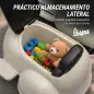 Moto Eléctrica para Niños Licencia VESPA con 2 Asientos Arranque Suave Luz Delantera Música USB y Almacenamiento Crema Moto Eléctrica para Niños Licencia VESPA con 2 Asientos Arranque Suave Luz Delantera Música USB y Almacenamiento Crema