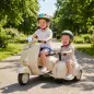 Moto Eléctrica para Niños Licencia VESPA con 2 Asientos Arranque Suave Luz Delantera Música USB y Almacenamiento Crema Moto Eléctrica para Niños Licencia VESPA con 2 Asientos Arranque Suave Luz Delantera Música USB y Almacenamiento Crema