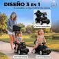 Correpasillos Bebés 3 en 1 Mercedes-Benz con Barra de Empuje Capota Barandilla de Seguridad Música 12-36 Meses Negro Correpasillos Bebés 3 en 1 Mercedes-Benz con Barra de Empuje Capota Barandilla de Seguridad Música 12-36 Meses Negro