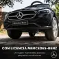 Correpasillos Bebés 3 en 1 Mercedes-Benz con Barra de Empuje Capota Barandilla de Seguridad Música 12-36 Meses Negro Correpasillos Bebés 3 en 1 Mercedes-Benz con Barra de Empuje Capota Barandilla de Seguridad Música 12-36 Meses Negro