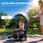 Correpasillos Bebés 3 en 1 Mercedes-Benz con Barra de Empuje Capota Barandilla de Seguridad Música 12-36 Meses Negro Correpasillos Bebés 3 en 1 Mercedes-Benz con Barra de Empuje Capota Barandilla de Seguridad Música 12-36 Meses Negro