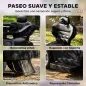 Correpasillos Bebés 3 en 1 Mercedes-Benz con Barra de Empuje Capota Barandilla de Seguridad Música 12-36 Meses Negro Correpasillos Bebés 3 en 1 Mercedes-Benz con Barra de Empuje Capota Barandilla de Seguridad Música 12-36 Meses Negro