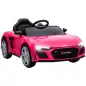 Coche Eléctrico Niños Audi R8 Spyder 12V con Mando a Distancia 2,4 G 2 Motores Arranque Suave Suspensión Trasera Rosa Coche Eléctrico Niños Audi R8 Spyder 12V con Mando a Distancia 2,4 G 2 Motores Arranque Suave Suspensión Trasera Rosa