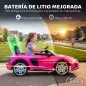Coche Eléctrico Niños Audi R8 Spyder 12V con Mando a Distancia 2,4 G 2 Motores Arranque Suave Suspensión Trasera Rosa Coche Eléctrico Niños Audi R8 Spyder 12V con Mando a Distancia 2,4 G 2 Motores Arranque Suave Suspensión Trasera Rosa