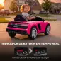 Coche Eléctrico Niños Audi R8 Spyder 12V con Mando a Distancia 2,4 G 2 Motores Arranque Suave Suspensión Trasera Rosa Coche Eléctrico Niños Audi R8 Spyder 12V con Mando a Distancia 2,4 G 2 Motores Arranque Suave Suspensión Trasera Rosa