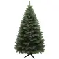 Árbol de Navidad Artificial 180 cm con 1050 Ramas y Base de Acero Plegable Montaje Rápido para Salón Interior Verde Árbol de Navidad Artificial 180 cm con 1050 Ramas y Base de Acero Plegable Montaje Rápido para Salón Interior Verde