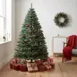 Árbol de Navidad Artificial 180 cm con 1050 Ramas y Base de Acero Plegable Montaje Rápido para Salón Interior Verde Árbol de Navidad Artificial 180 cm con 1050 Ramas y Base de Acero Plegable Montaje Rápido para Salón Interior Verde