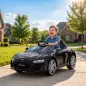 Coche Eléctrico Niños Audi R8 Spyder 12V con Mando a Distancia 2,4 G 2 Motores Arranque Suave Suspensión Trasera Negro Coche Eléctrico Niños Audi R8 Spyder 12V con Mando a Distancia 2,4 G 2 Motores Arranque Suave Suspensión Trasera Negro
