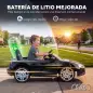 Coche Eléctrico Niños Audi R8 Spyder 12V con Mando a Distancia 2,4 G 2 Motores Arranque Suave Suspensión Trasera Negro Coche Eléctrico Niños Audi R8 Spyder 12V con Mando a Distancia 2,4 G 2 Motores Arranque Suave Suspensión Trasera Negro