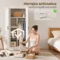 Armario Dormitorio Moderno Armario Ropero con Barra para Colgar Estantes 70x37x164 cm para Salón Entrada Blanco Armario Dormitorio Moderno Armario Ropero con Barra para Colgar Estantes 70x37x164 cm para Salón Entrada Blanco
