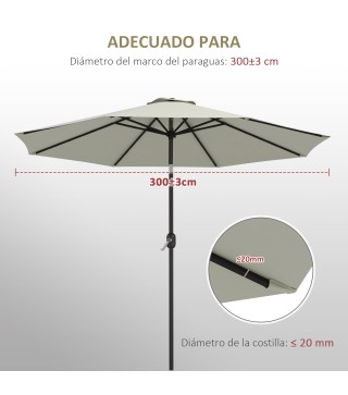 Toldo de Sombrilla
