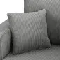 Sofá de 2 Plazas Tapizado en Pana con Asiento Ancho y Profundo y Patas de Madera 170x80x82 cm Gris Claro Sofá de 2 Plazas Tapizado en Pana con Asiento Ancho y Profundo y Patas de Madera 170x80x82 cm Gris Claro