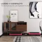 Step de Aeróbic para Fitness Antideslizante con Altura Regulable en 3 Niveles 77x36x20,5 cm Rosa y Negro