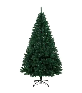 Árbol de Navidad de Abeto 230 cm con Ramas Articuladas 1300 Puntas de PVC Ignífugo Montaje Rápido Soporte de Acero Verde
