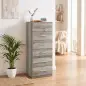 Cómoda de 6 Cajones Cajonera Alta para Dormitorio con Antivuelco 40x40x110 cm Gris Claro Cómoda de 6 Cajones Cajonera Alta para Dormitorio con Antivuelco 40x40x110 cm Gris Claro