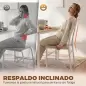 Conjunto Mesa de Comedor Extensible 120-160 cm y 6 Sillas para 4-6 Personas Efecto Roble Conjunto Mesa de Comedor Extensible 120-160 cm y 6 Sillas para 4-6 Personas Efecto Roble