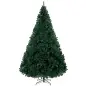 Árbol de Navidad de Abeto 270 cm con 2418 Puntas de PVC Ignífugo y Base de Acero Verde
