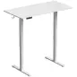 Escritorio Elevable Eléctrico 120x60 cm con 3 Memorias Pantalla LED 2 Ganchos y 2 Pasacables Blanco Escritorio Elevable Eléctrico 120x60 cm con 3 Memorias Pantalla LED 2 Ganchos y 2 Pasacables Blanco