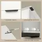 Aparador de Salón Estrecho con Puerta 3 Cajones 60x30x70 cm para Entrada Comedor Blanco