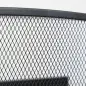 Pantalla de Chimenea Plegable con Bisagras 132,5x76,5 cm Estructura de Acero Resistente Malla Decorativa Negro Pantalla de Chimenea Plegable con Bisagras 132,5x76,5 cm Estructura de Acero Resistente Malla Decorativa Negro