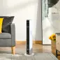 Radiador Eléctrico bajo Consumo 1100/2200W con Mando a Distancia Pantalla LED Temporizador 8H Blanco Radiador Eléctrico bajo Consumo 1100/2200W con Mando a Distancia Pantalla LED Temporizador 8H Blanco