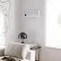 Calefactor Baño de Pared 1000W/2000W con Mando a Distancia Pantalla LED Temporizador 12H Termostato Blanco