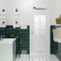 Calefactor Baño de Pared 1000W/2000W con Mando a Distancia Pantalla LED Temporizador 12H Termostato Blanco