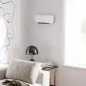 Calefactor Eléctrico Bajo Consumo, 1000W/2000W, PTC Calefactor de Baño de Pared con Pantalla LED, IPX2, 3 Modos, Protección cont