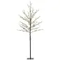 Luz de Árbol de Cerezo con 150 Luces LED Lámpara Decorativa de Flor de Cerezo para Interiores 17x17x150 cm Negro Luz de Árbol de Cerezo con 150 Luces LED Lámpara Decorativa de Flor de Cerezo para Interiores 17x17x150 cm Negro