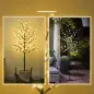 Luz de Árbol de Cerezo con 150 Luces LED Lámpara Decorativa de Flor de Cerezo para Interiores 17x17x150 cm Negro Luz de Árbol de Cerezo con 150 Luces LED Lámpara Decorativa de Flor de Cerezo para Interiores 17x17x150 cm Negro