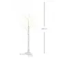 Árbol de Abedul Altura 180 cm con 96 Luces LED IP44 Blanco Cálido Decoración para Interiores 22x22x180 cm Blanco Árbol de Abedul Altura 180 cm con 96 Luces LED IP44 Blanco Cálido Decoración para Interiores 22x22x180 cm Blanco
