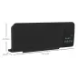 Calefactor Eléctrico de Pared 1000W/2000W Estufa con Pantalla LED y Mando a Distancia 54,5x12x21,5 cm Negro