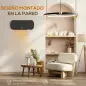 Calefactor Eléctrico de Pared 1000W/2000W Estufa con Pantalla LED y Mando a Distancia 45x18,6x11,5 cm Negro