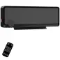 Calefactor Eléctrico de Pared 1000W/2000W Estufa con Pantalla LED IPX2 y Mando a Distancia 56x11,7x18,5 cm Negro Calefactor Eléctrico de Pared 1000W/2000W Estufa con Pantalla LED IPX2 y Mando a Distancia 56x11,7x18,5 cm Negro