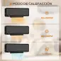 Calefactor Eléctrico de Pared 1000W/2000W Estufa con Pantalla LED IPX2 y Mando a Distancia 56x11,7x18,5 cm Negro Calefactor Eléctrico de Pared 1000W/2000W Estufa con Pantalla LED IPX2 y Mando a Distancia 56x11,7x18,5 cm Negro