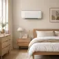 Calefactor Eléctrico Bajo Consumo de Pared 2000W con 3 Modos Pantalla LED Termostato Temporizador y Panel de Vidrio Calefactor Eléctrico Bajo Consumo de Pared 2000W con 3 Modos Pantalla LED Termostato Temporizador y Panel de Vidrio