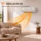 Calefactor Eléctrico Bajo Consumo de Pared 2000W con 3 Modos Pantalla LED Termostato Temporizador y Panel de Vidrio Calefactor Eléctrico Bajo Consumo de Pared 2000W con 3 Modos Pantalla LED Termostato Temporizador y Panel de Vidrio