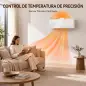 Calefactor Eléctrico Bajo Consumo de Pared 2000W con 3 Modos Pantalla LED Termostato Temporizador y Panel de Vidrio Calefactor Eléctrico Bajo Consumo de Pared 2000W con 3 Modos Pantalla LED Termostato Temporizador y Panel de Vidrio
