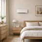 Calefactor Eléctrico Bajo Consumo de Pared 2000W con 3 Modos Pantalla LED Termostato Temporizador y Panel de Vidrio Calefactor Eléctrico Bajo Consumo de Pared 2000W con 3 Modos Pantalla LED Termostato Temporizador y Panel de Vidrio