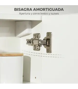 Armario de Baño con Espejo 2 Puertas y Estantes Ajustables Mueble de Baño Colgar 48x15x45 cm Blanco