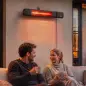 Calefactor Infrarrojos Terraza 2000 W con Funda IP65 Control por App/Táctil/Mando 9 Niveles de Calor y Temporizador Calefactor Infrarrojos Terraza 2000 W con Funda IP65 Control por App/Táctil/Mando 9 Niveles de Calor y Temporizador