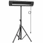 Calefactor Infrarrojos Terraza de Pie 2500 W Trípode Regulable IP65 Control Táctil/Remoto 3 Niveles Calor Temporizador Calefactor Infrarrojos Terraza de Pie 2500 W Trípode Regulable IP65 Control Táctil/Remoto 3 Niveles Calor Temporizador